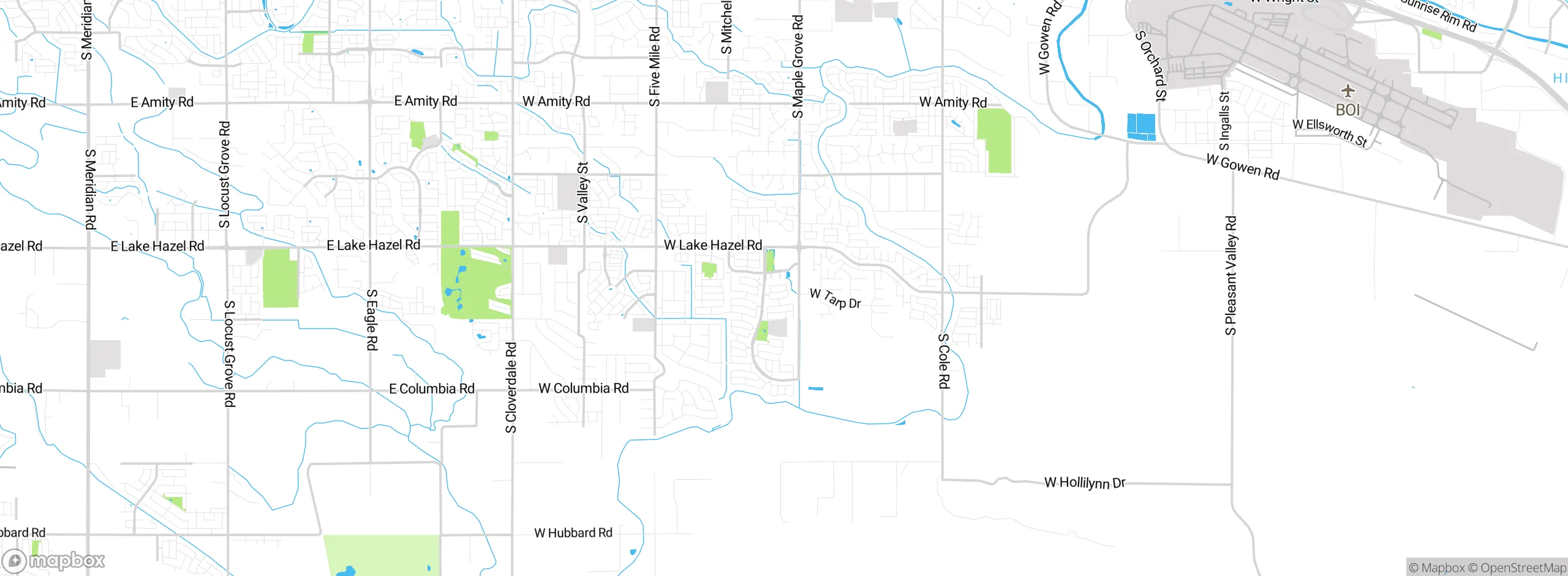 Map showing approximate location