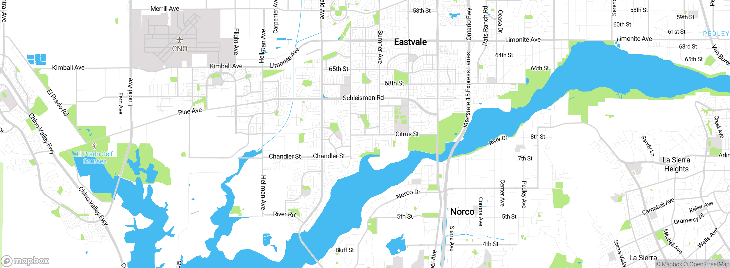 Map showing approximate location