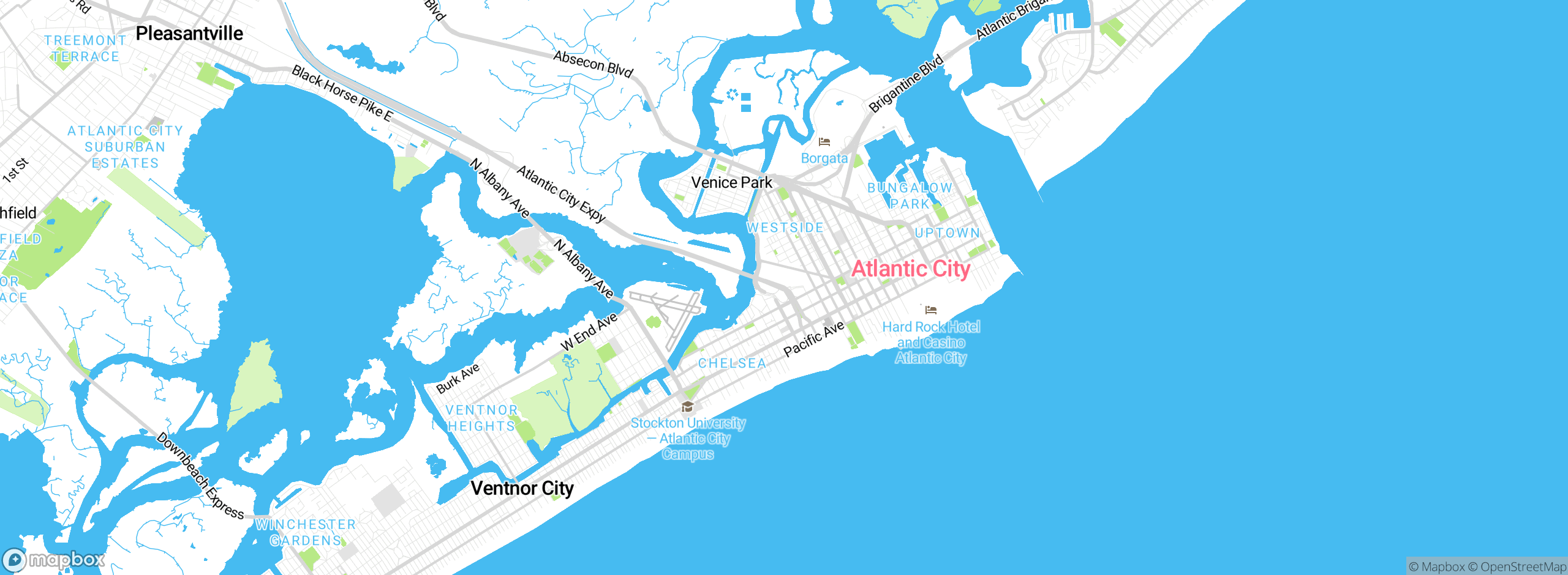 Map showing approximate location