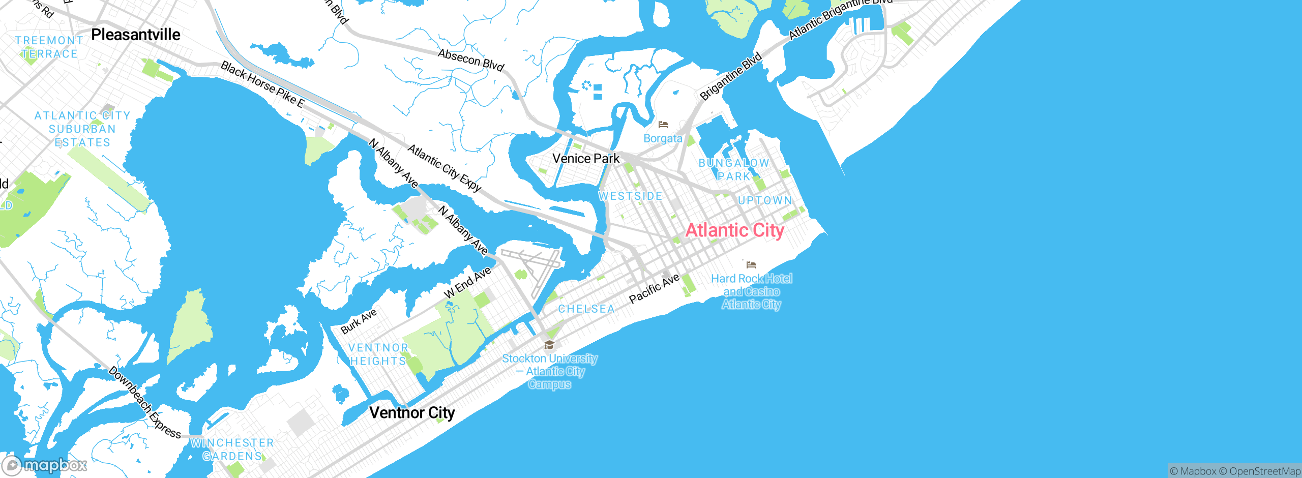 Map showing approximate location