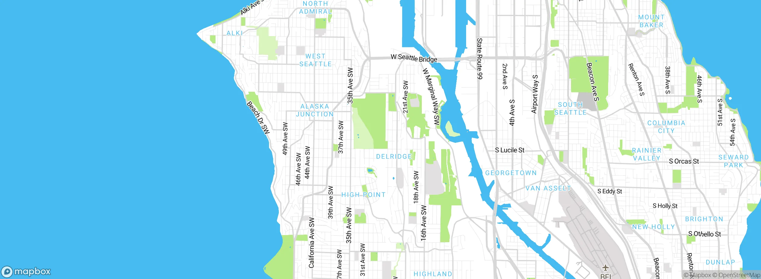 Map showing approximate location