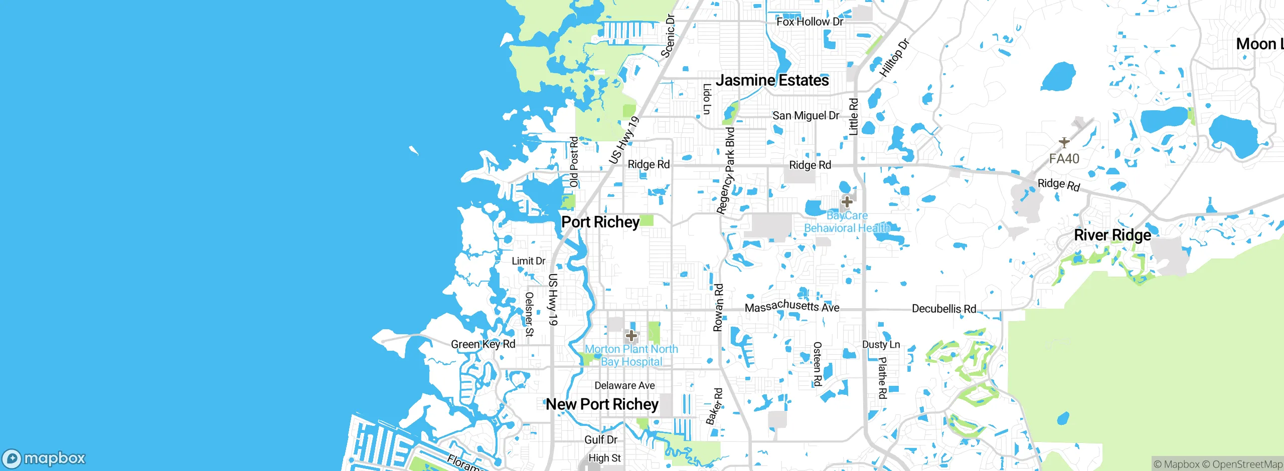 Map showing approximate location