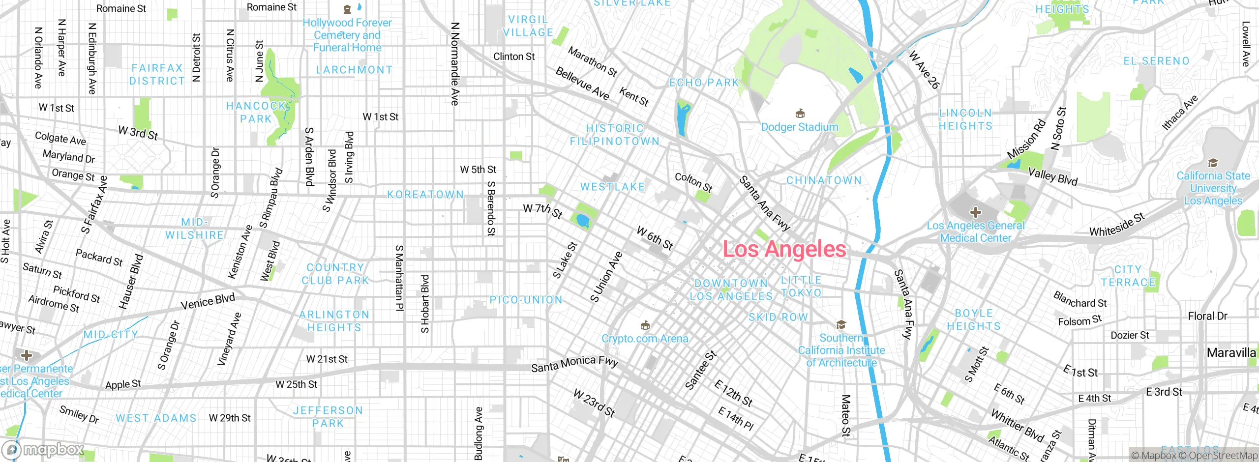 Map showing approximate location