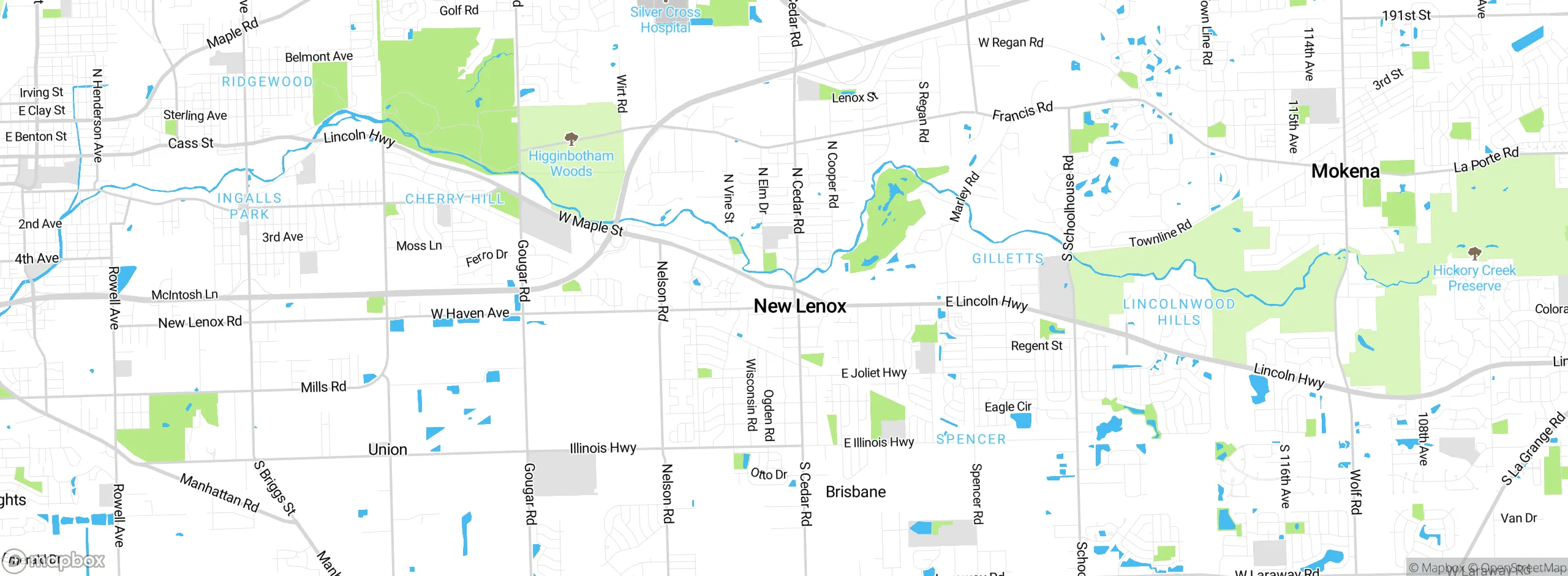 Map showing approximate location