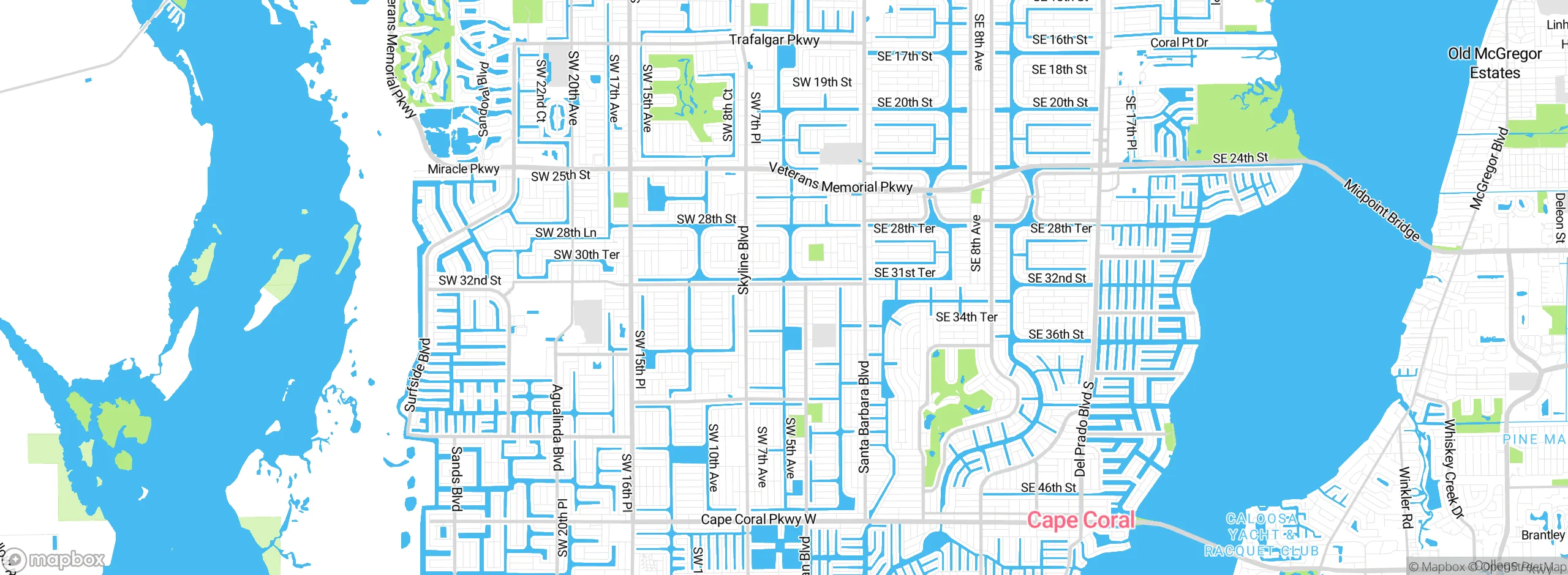 Map showing approximate location