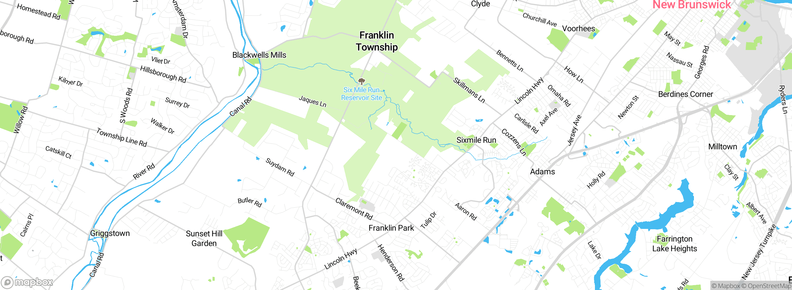 Map showing approximate location