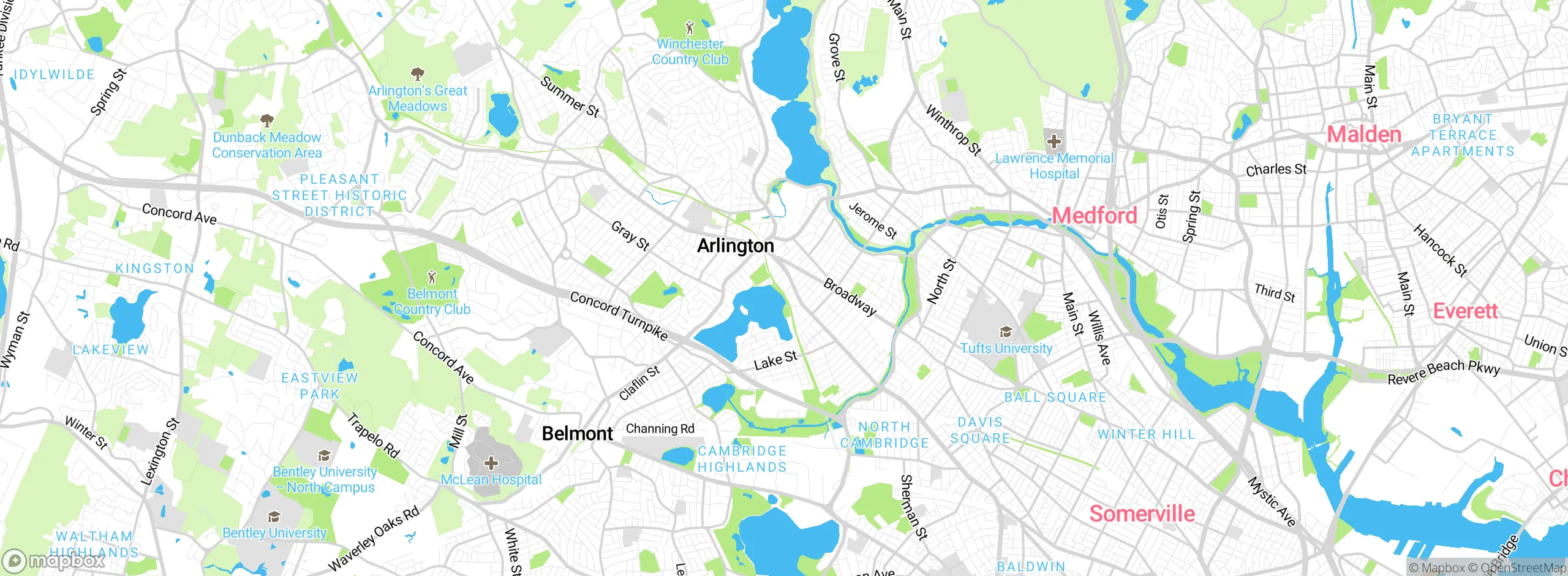 Map showing approximate location