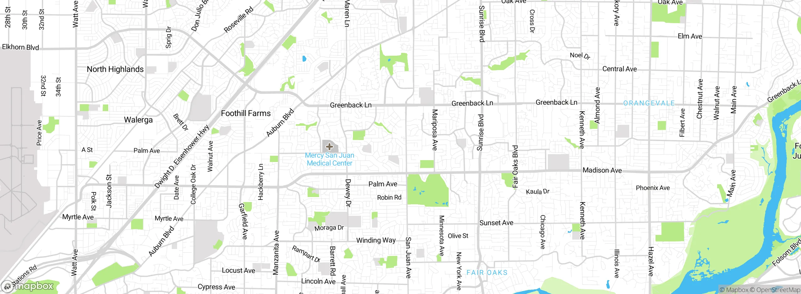 Map showing approximate location