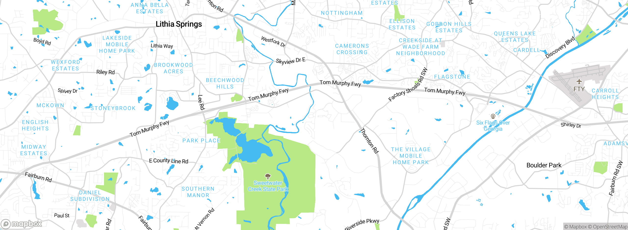 Map showing approximate location