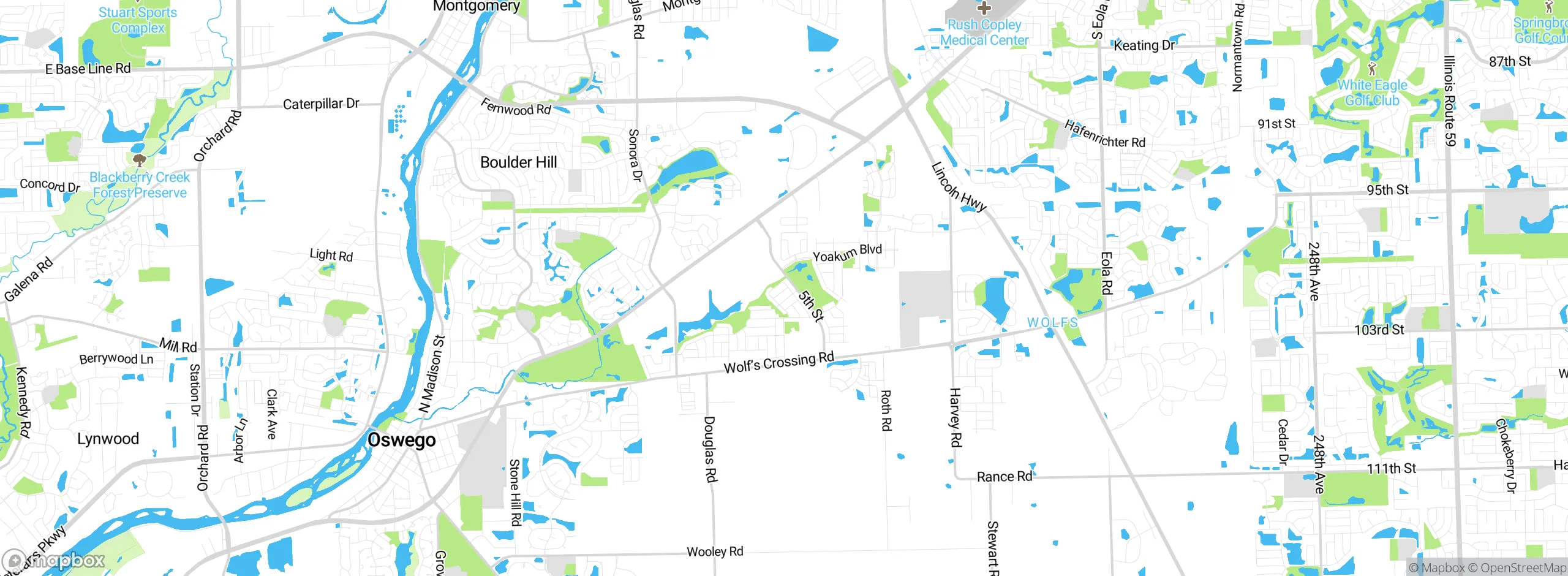 Map showing approximate location