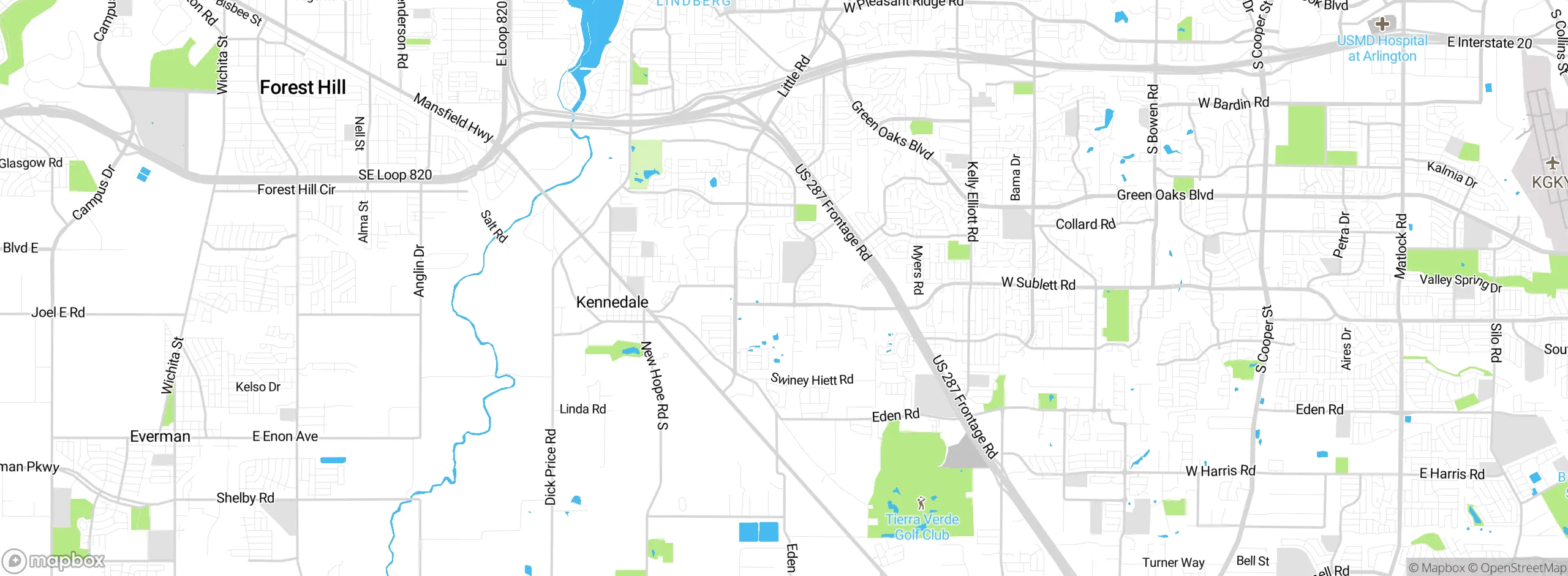 Map showing approximate location