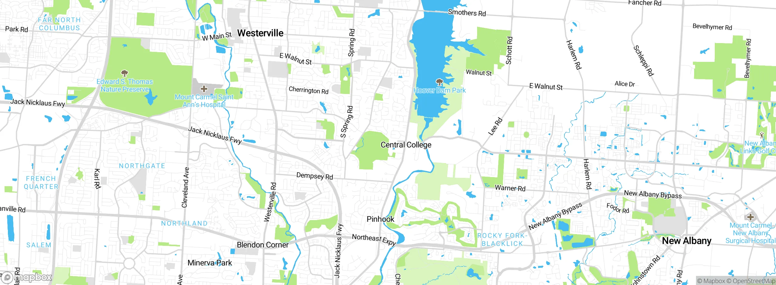 Map showing approximate location