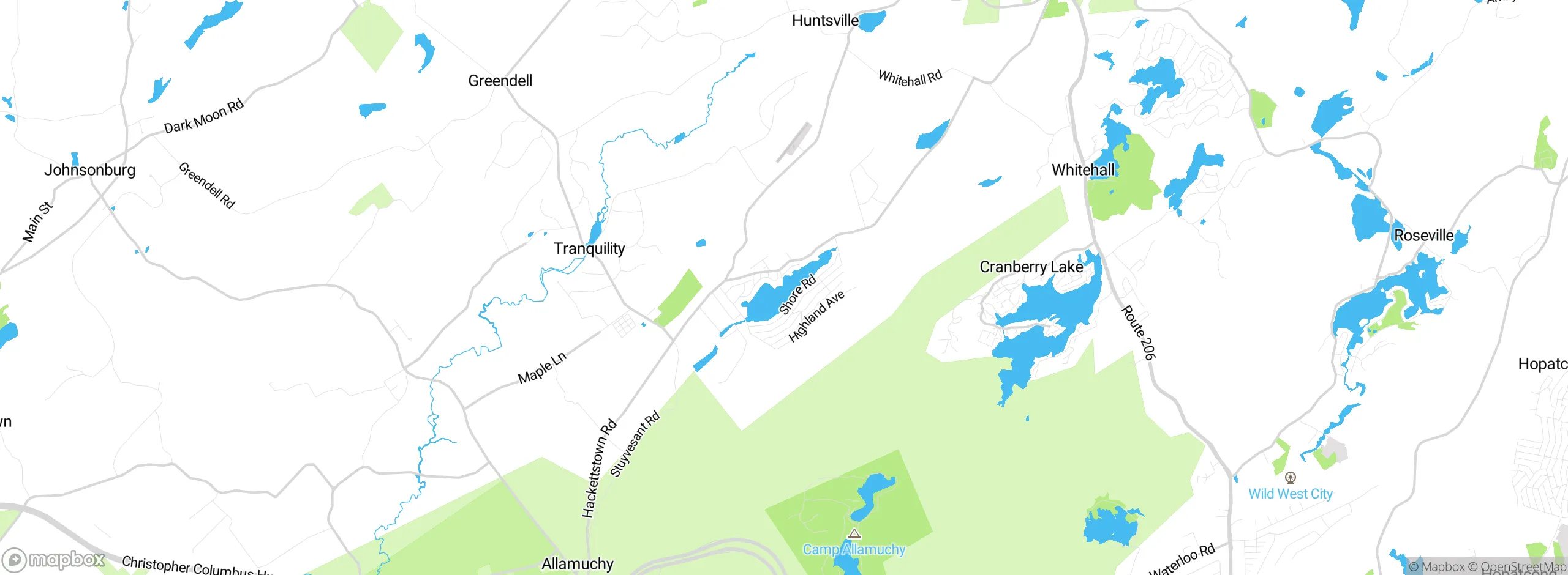 Map showing approximate location