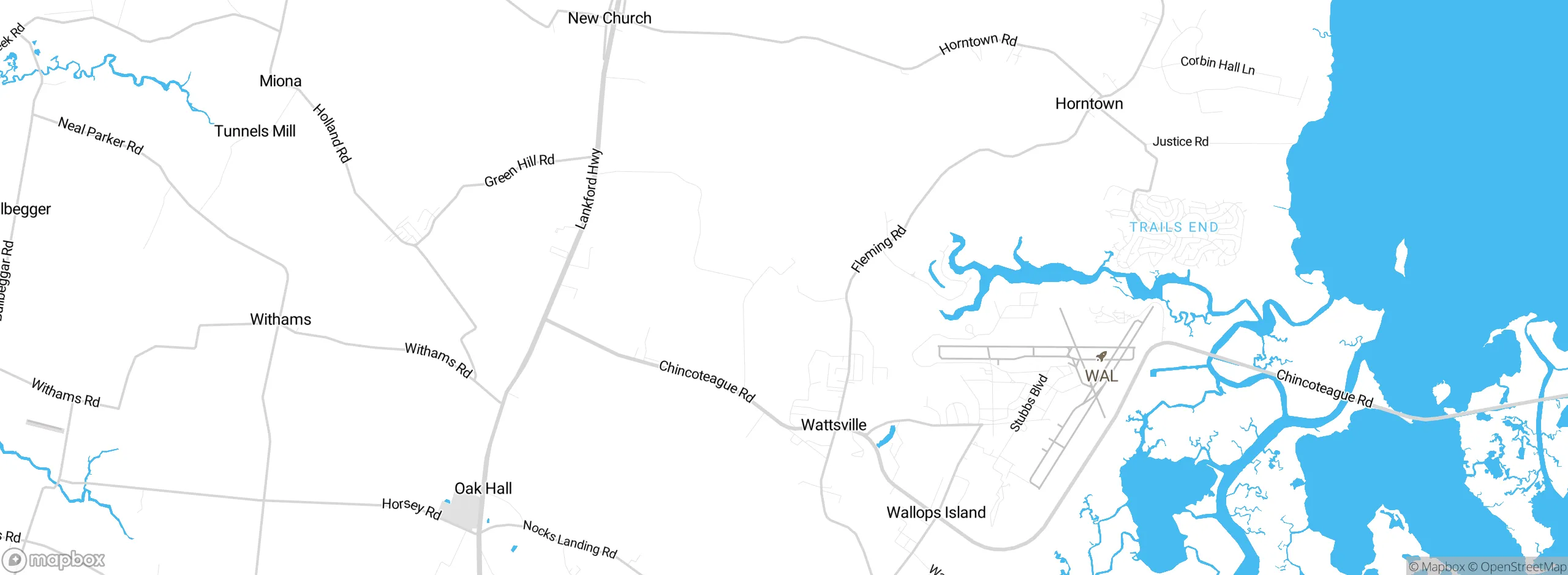 Map showing approximate location
