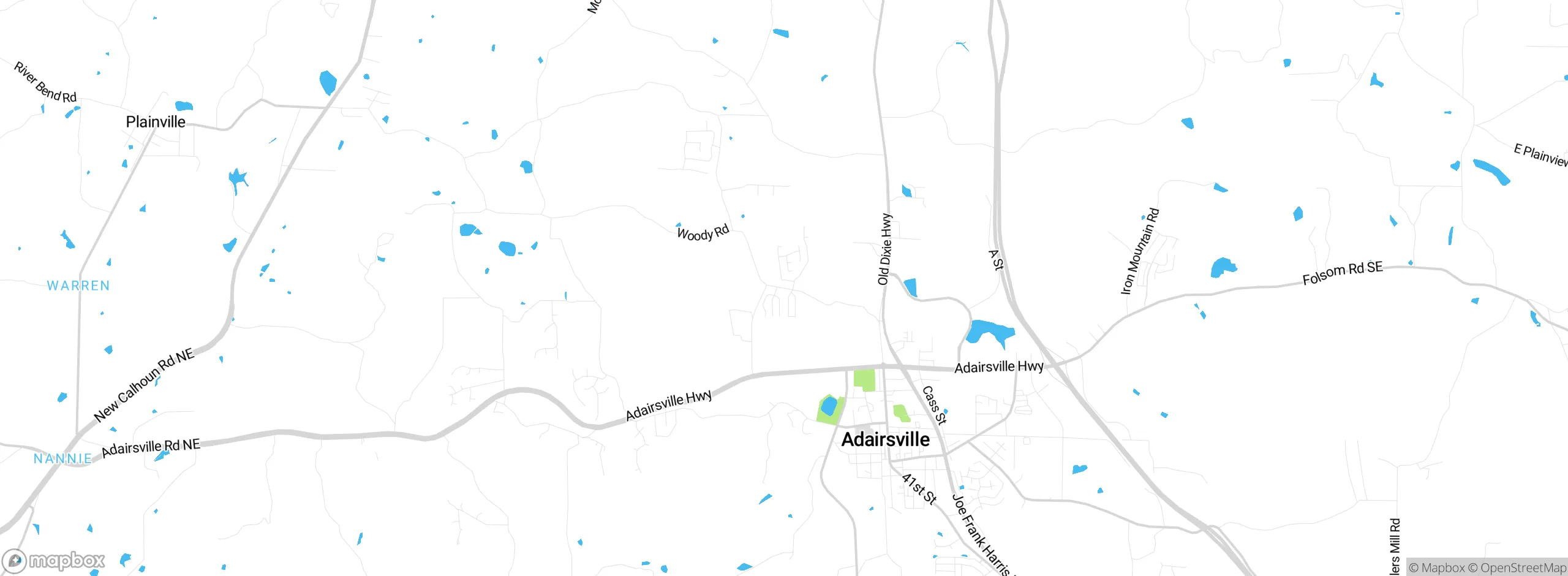 Map showing approximate location