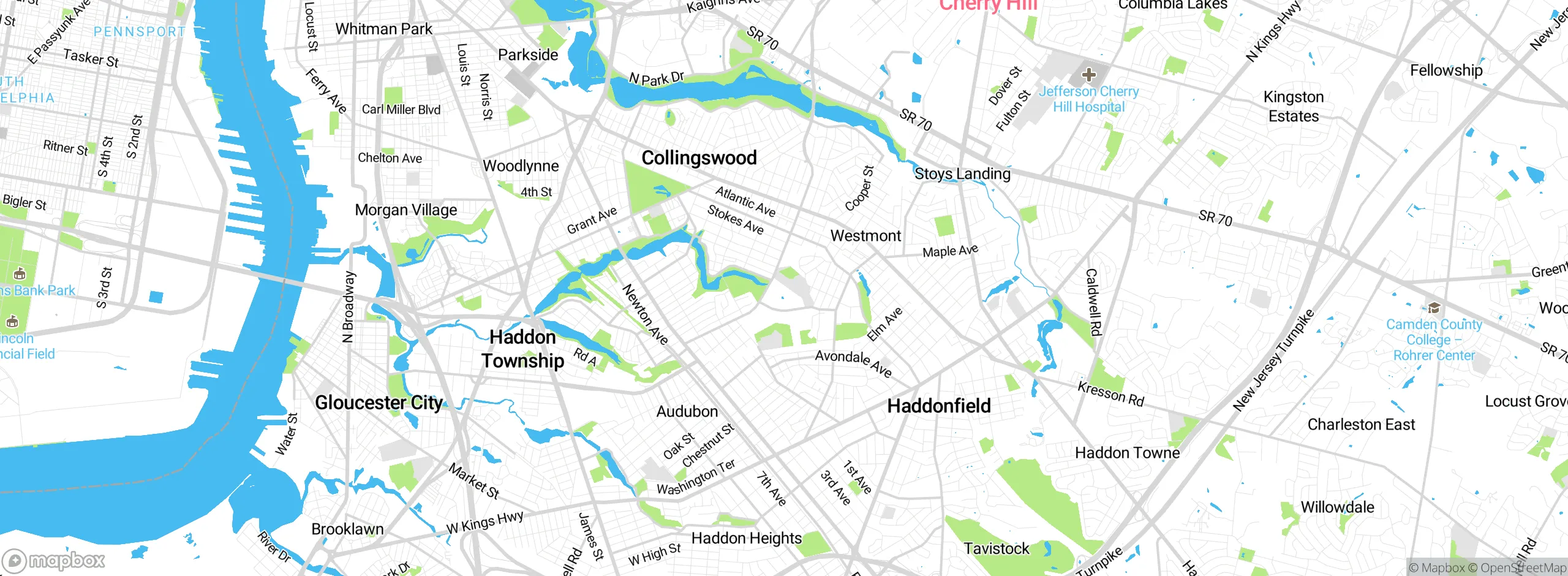 Map showing approximate location