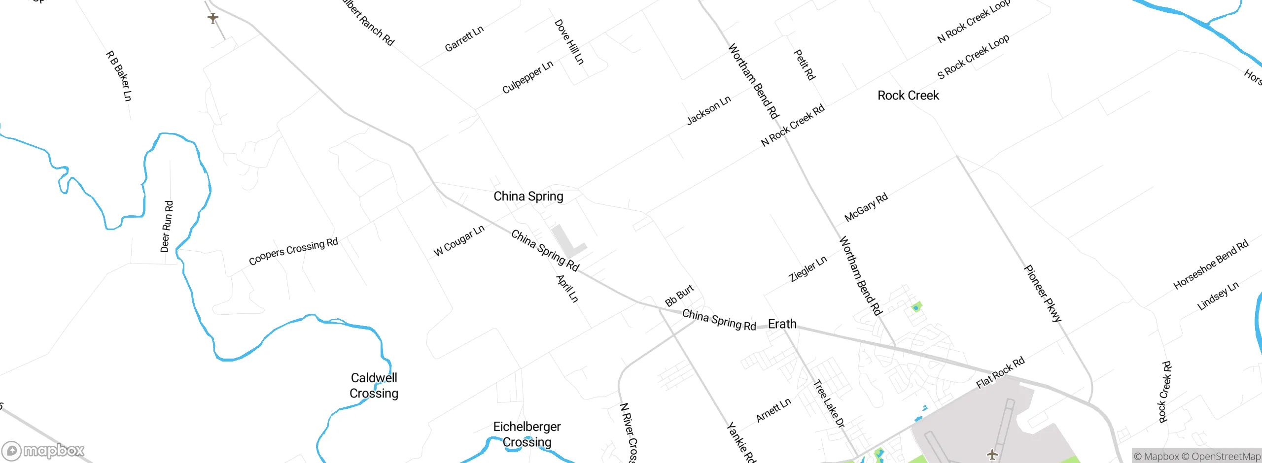 Map showing approximate location