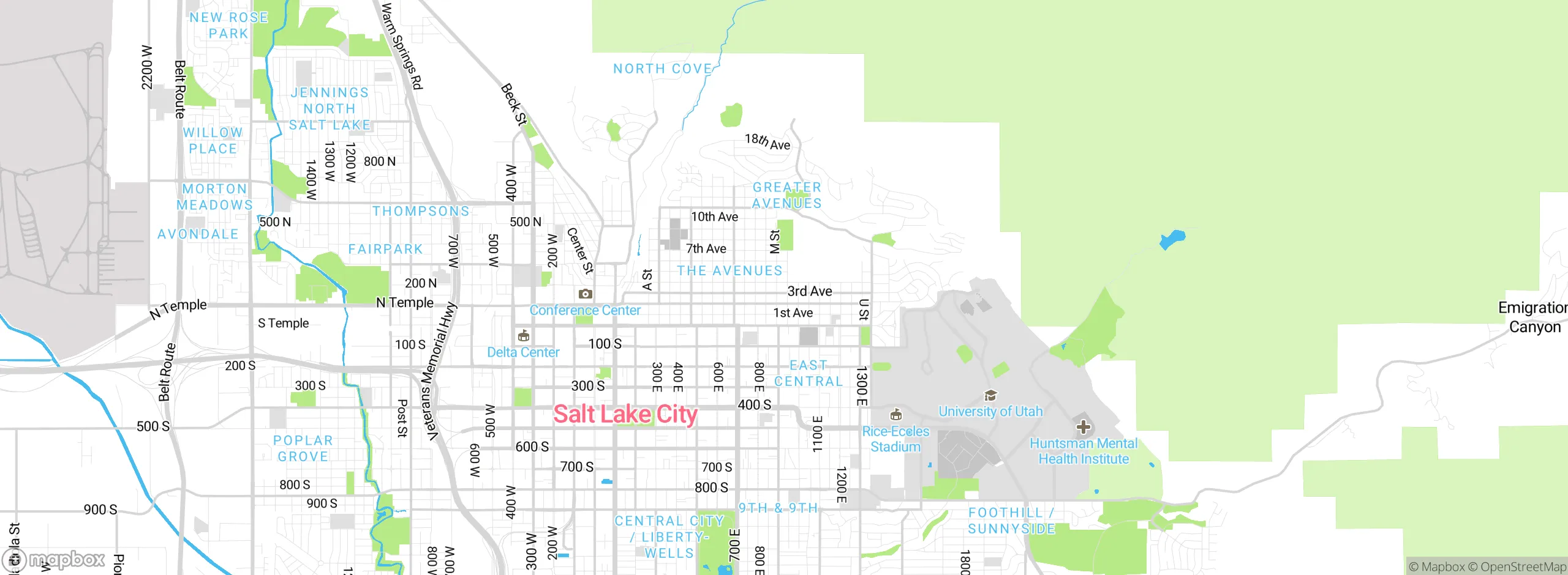 Map showing approximate location