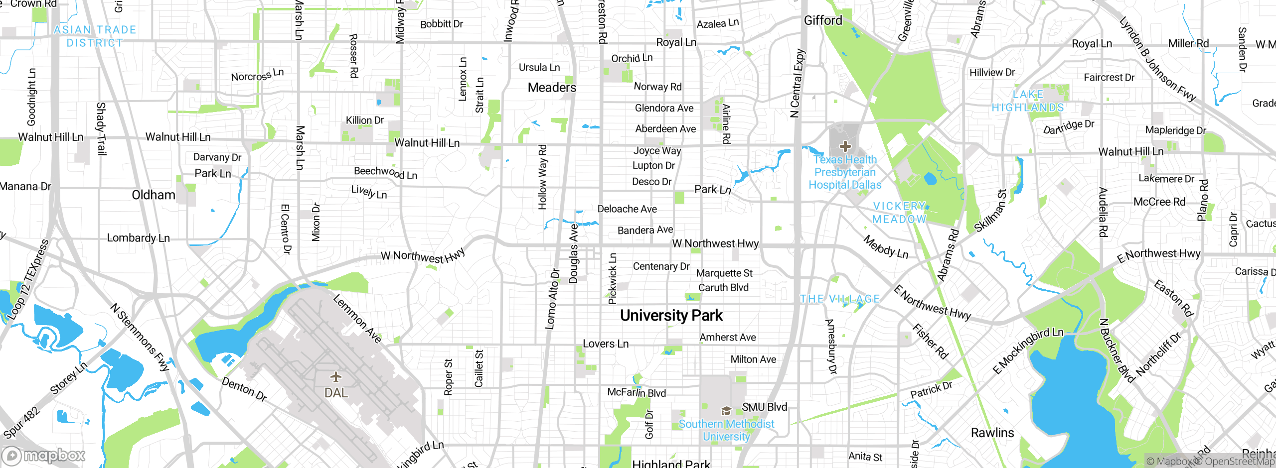 Map showing approximate location