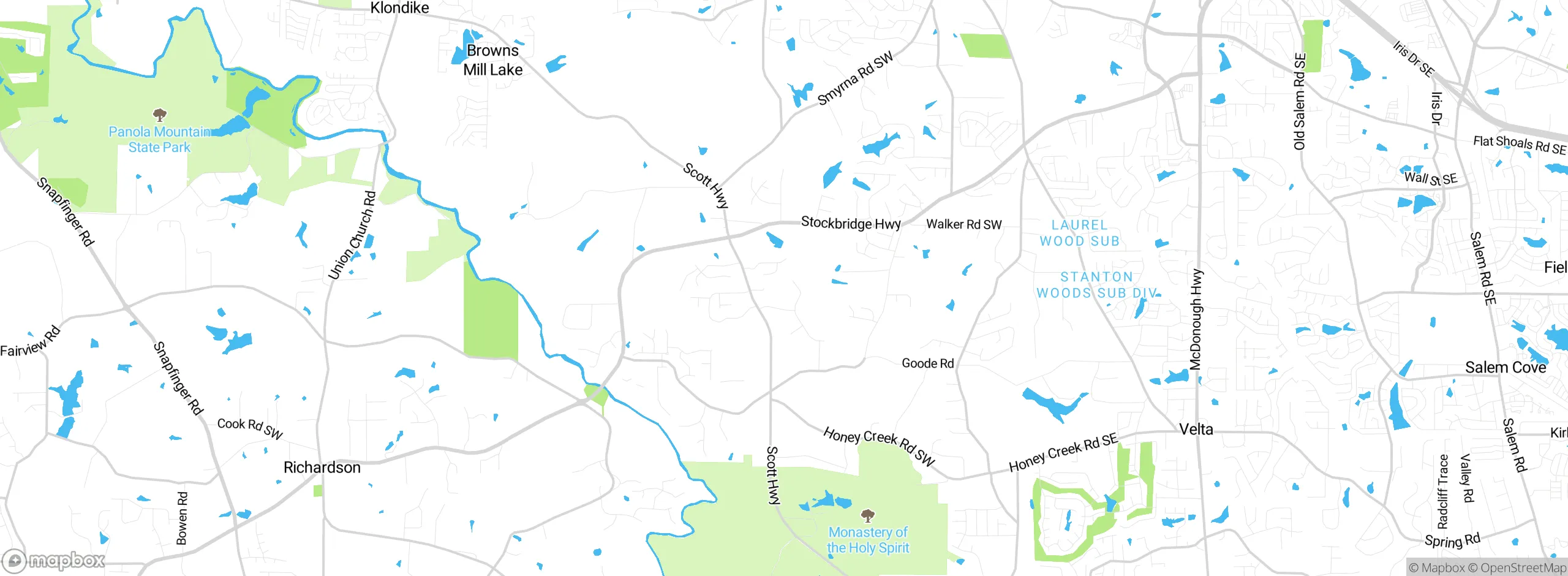 Map showing approximate location