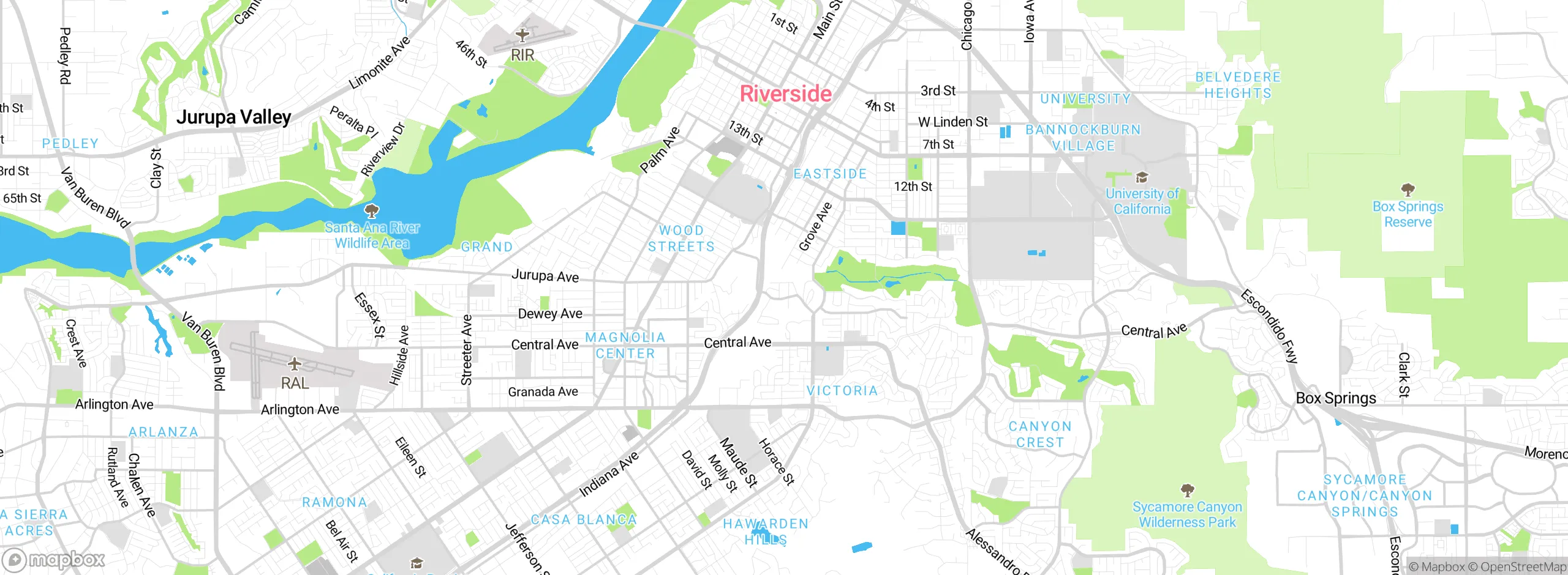 Map showing approximate location