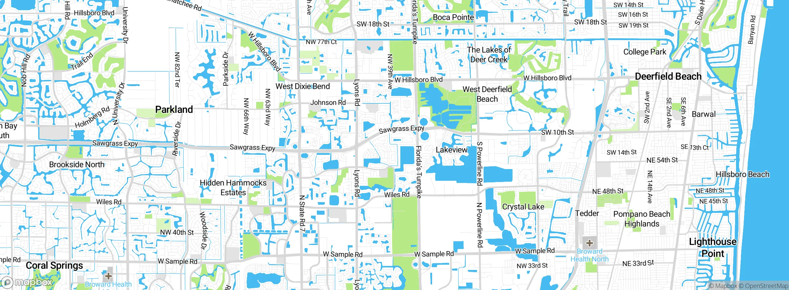 Map showing approximate location