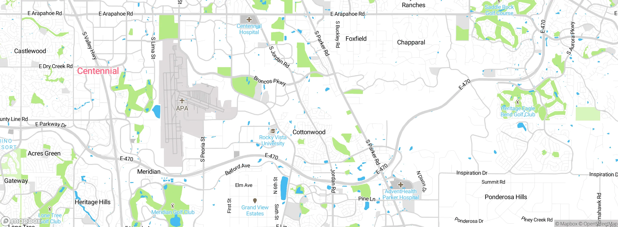Map showing approximate location