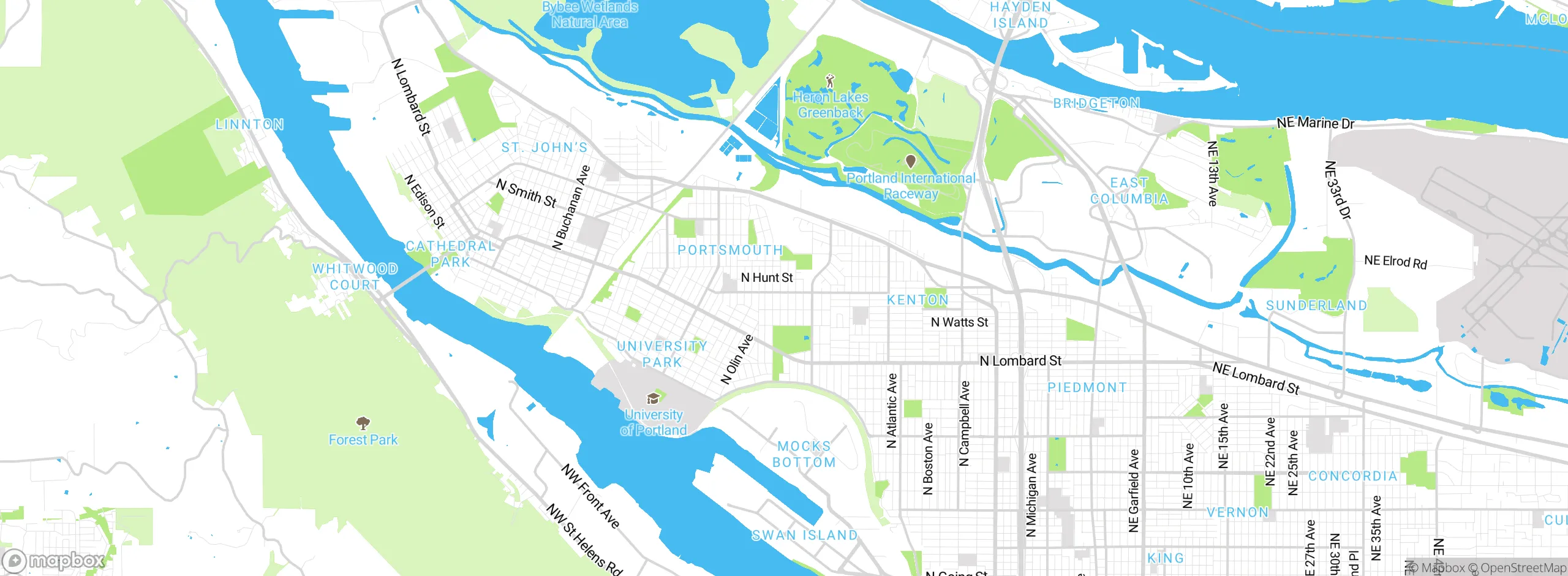 Map showing approximate location