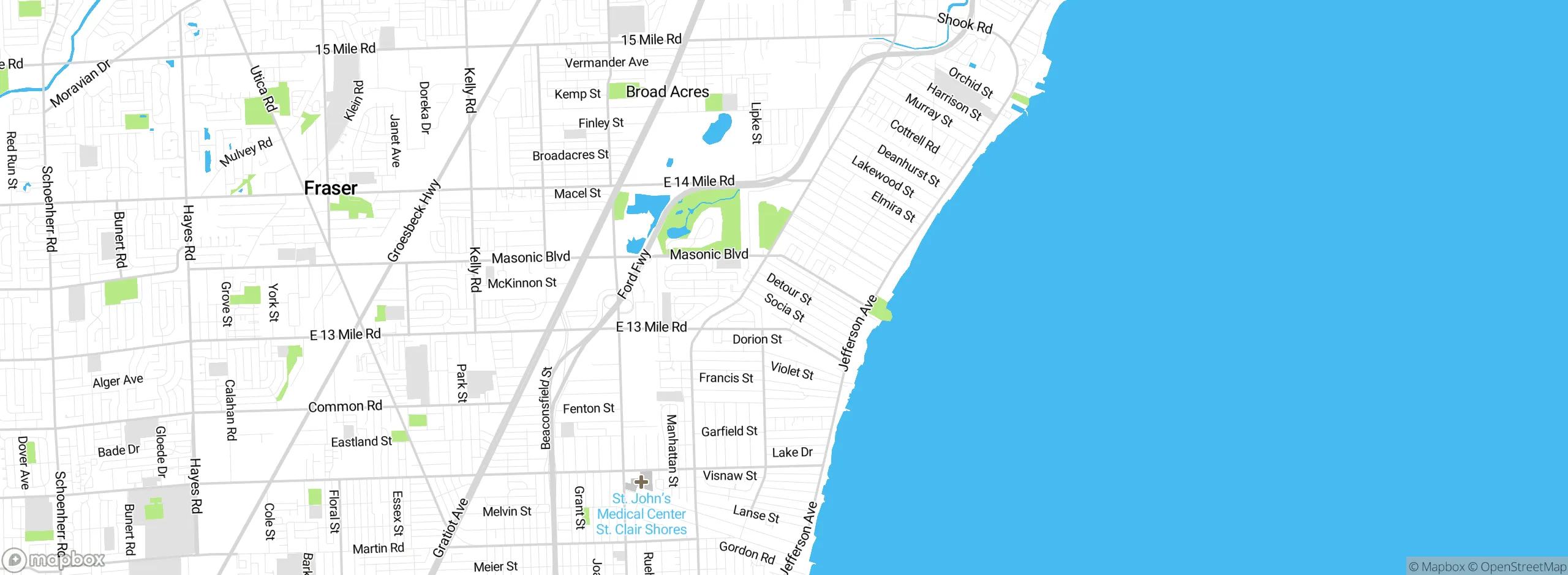 Map showing approximate location