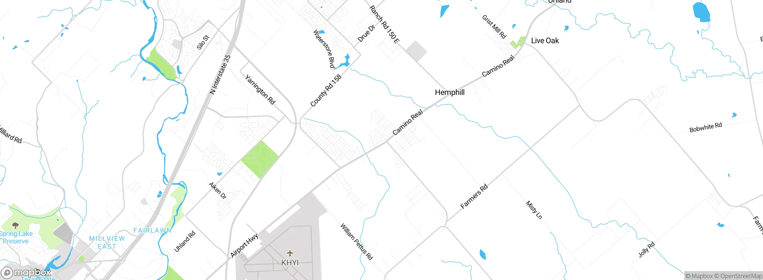 Map showing approximate location