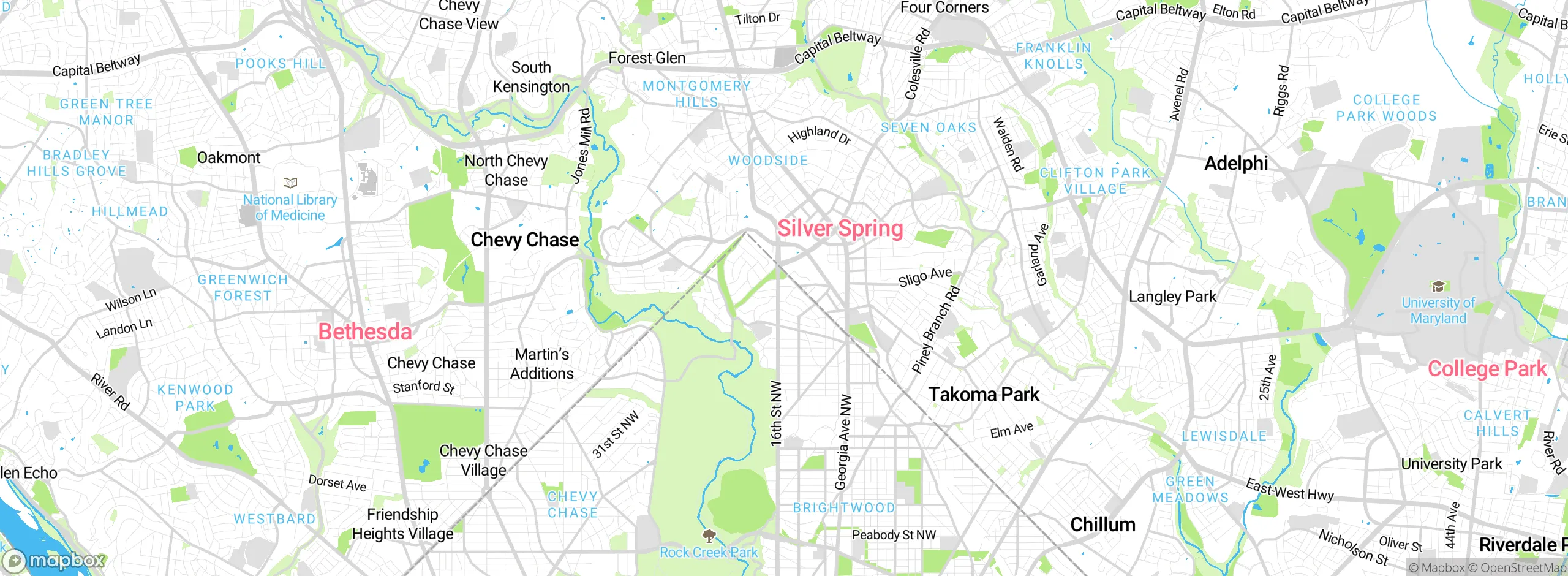 Map showing approximate location