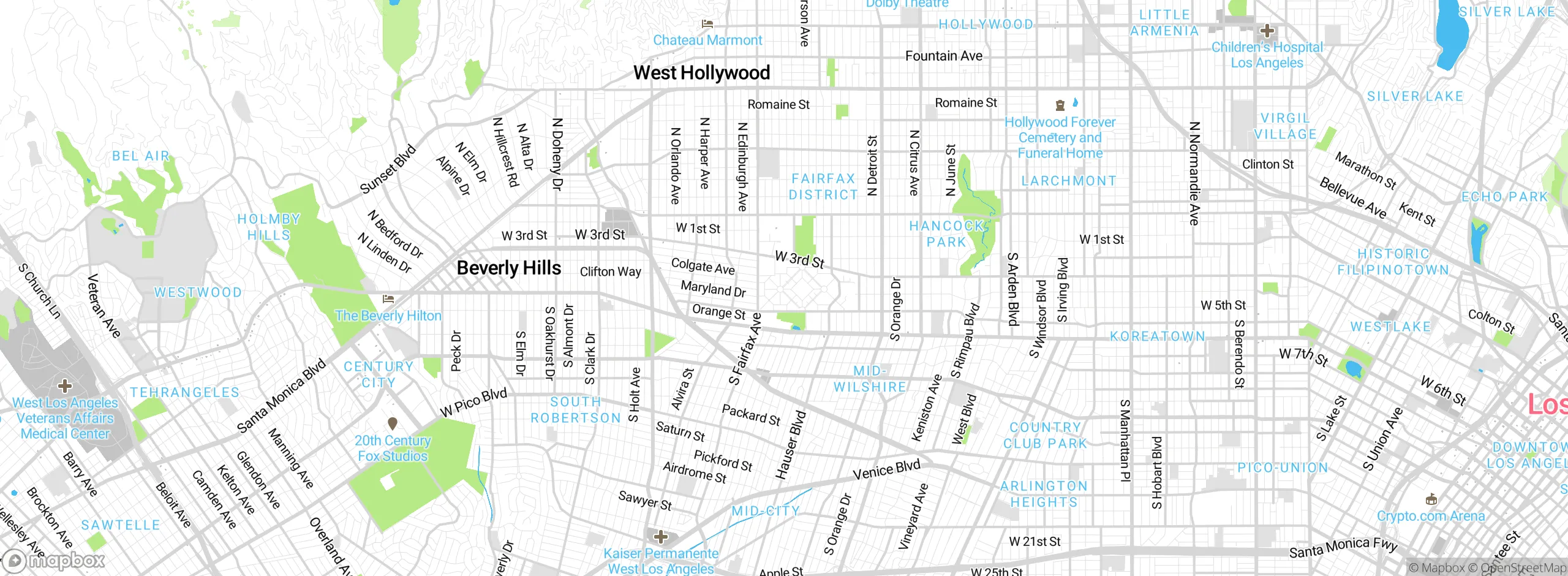 Map showing approximate location