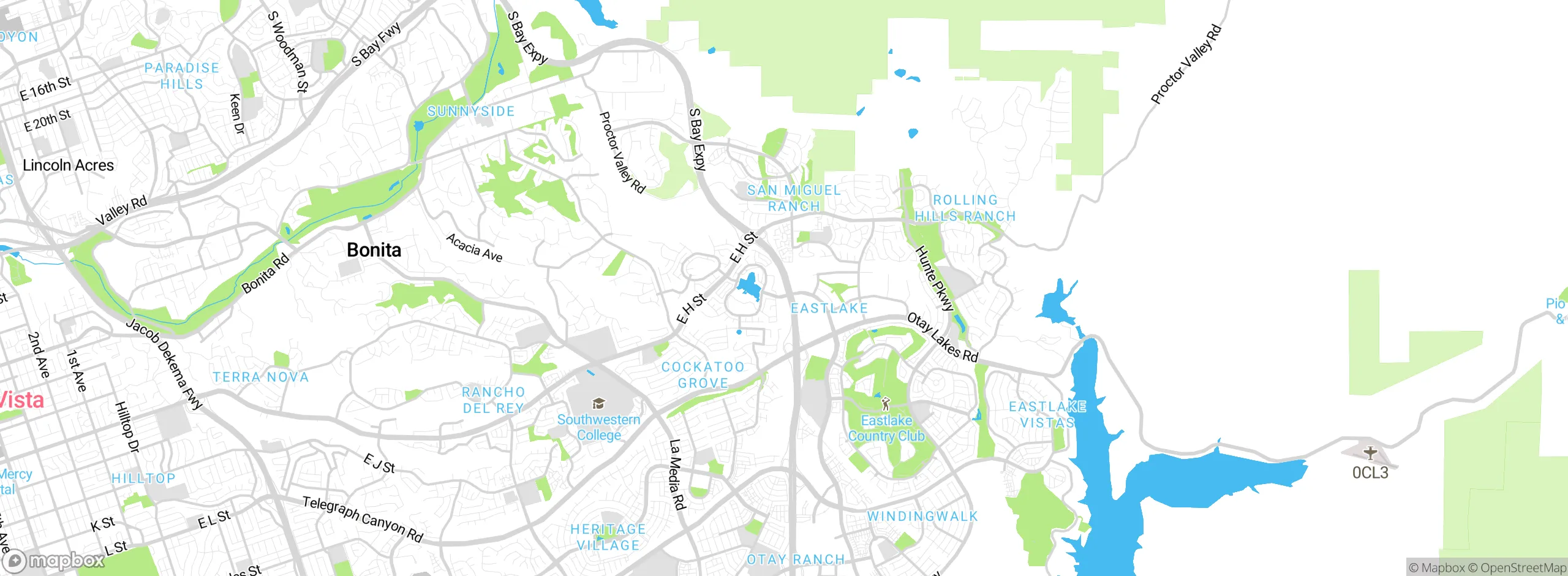 Map showing approximate location