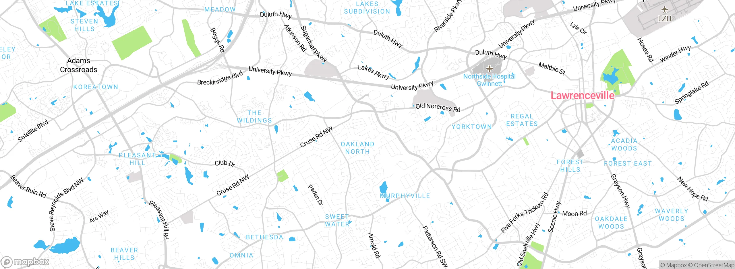 Map showing approximate location