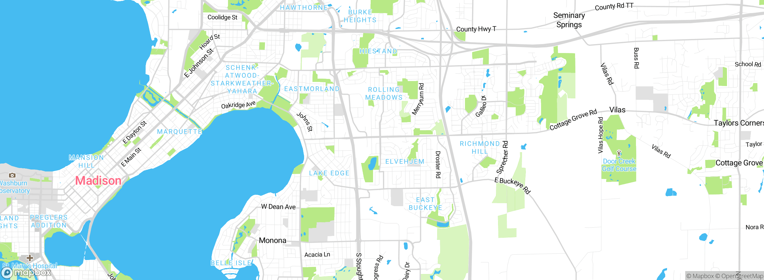 Map showing approximate location