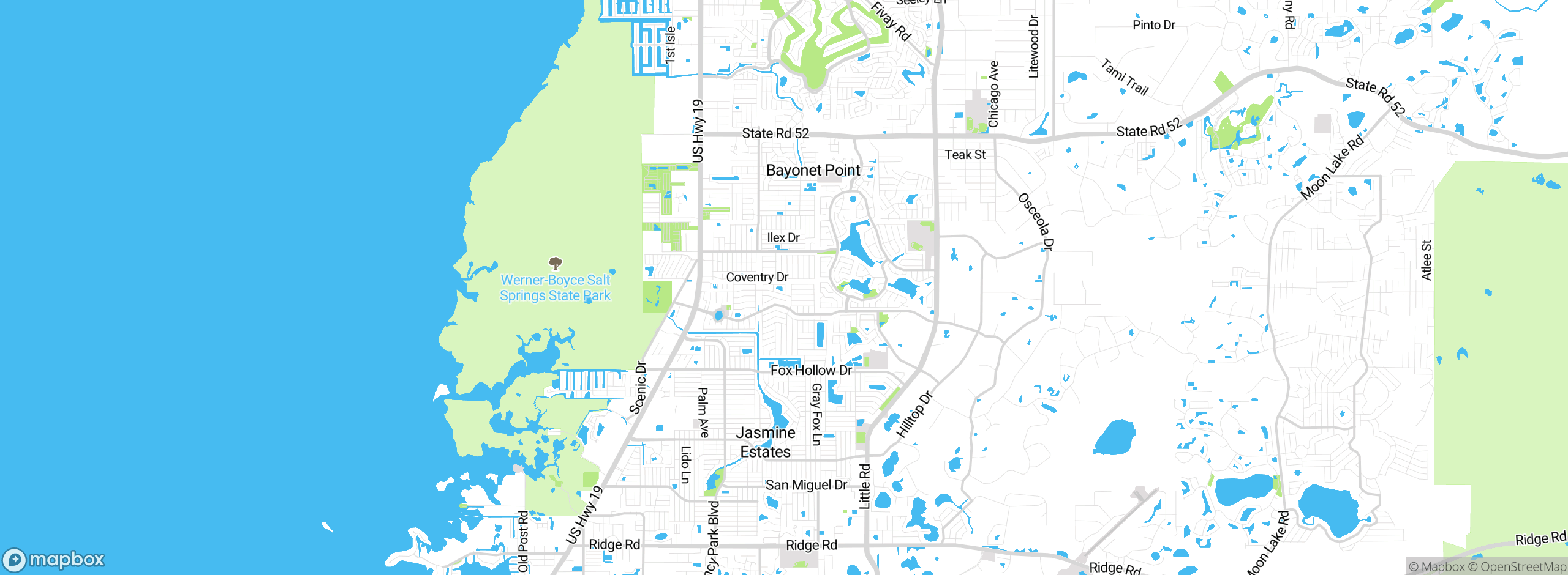 Map showing approximate location