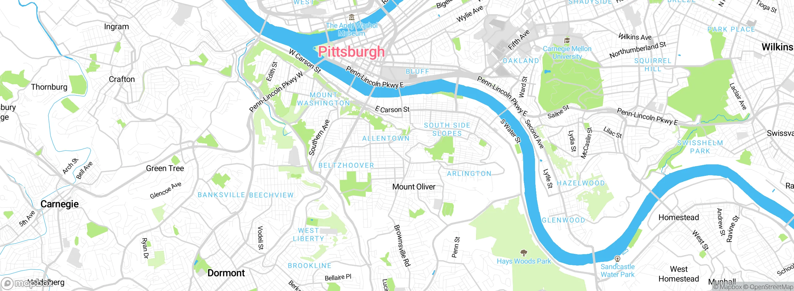 Map showing approximate location