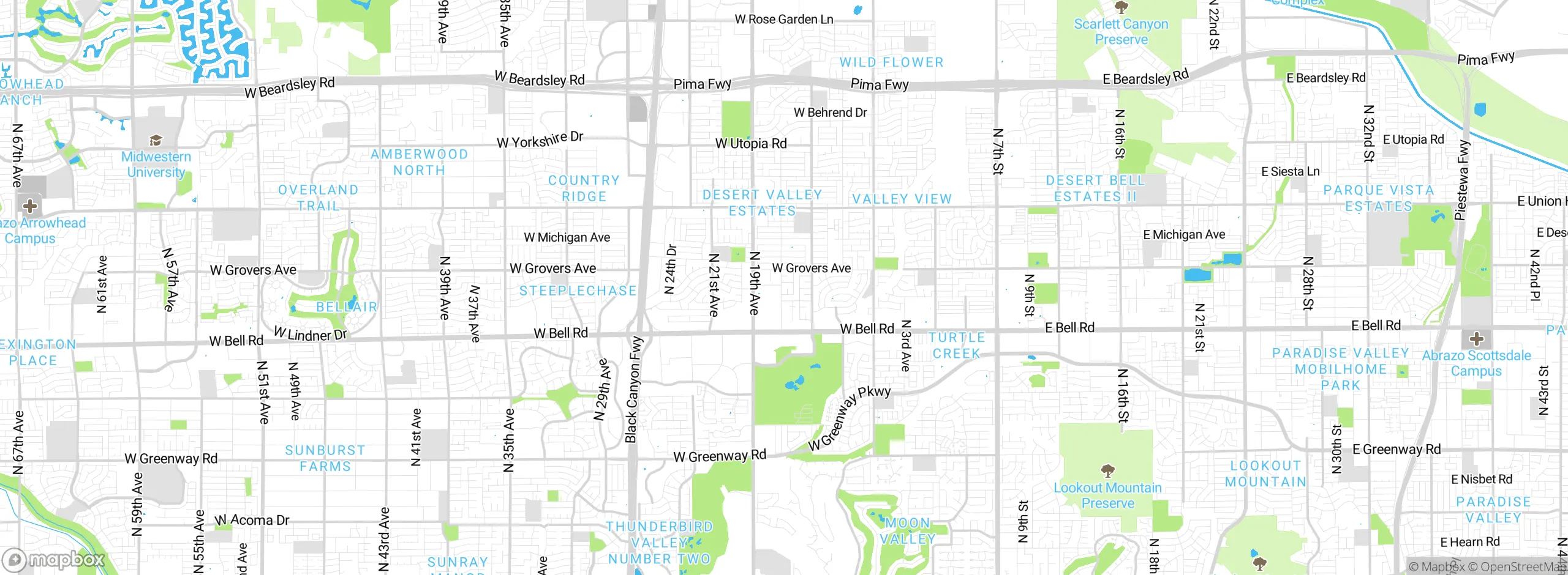 Map showing approximate location