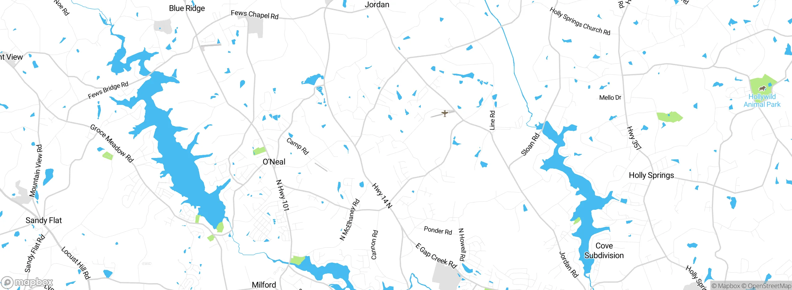 Map showing approximate location
