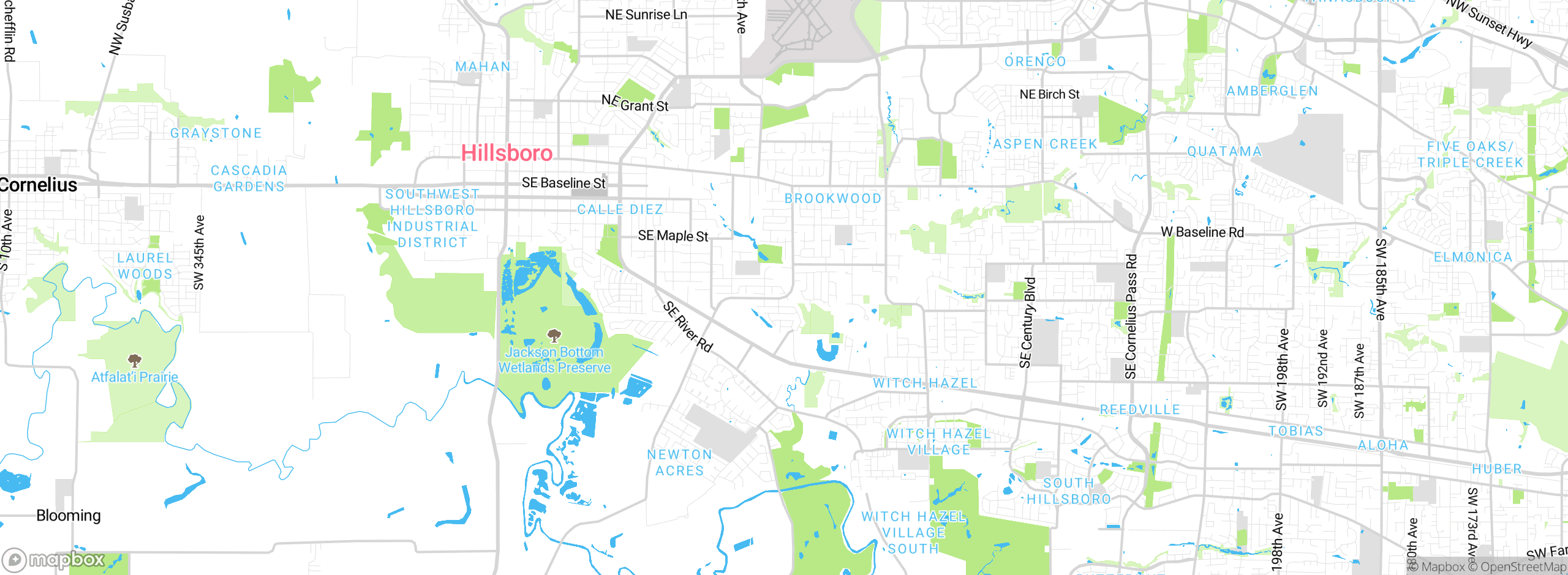 Map showing approximate location