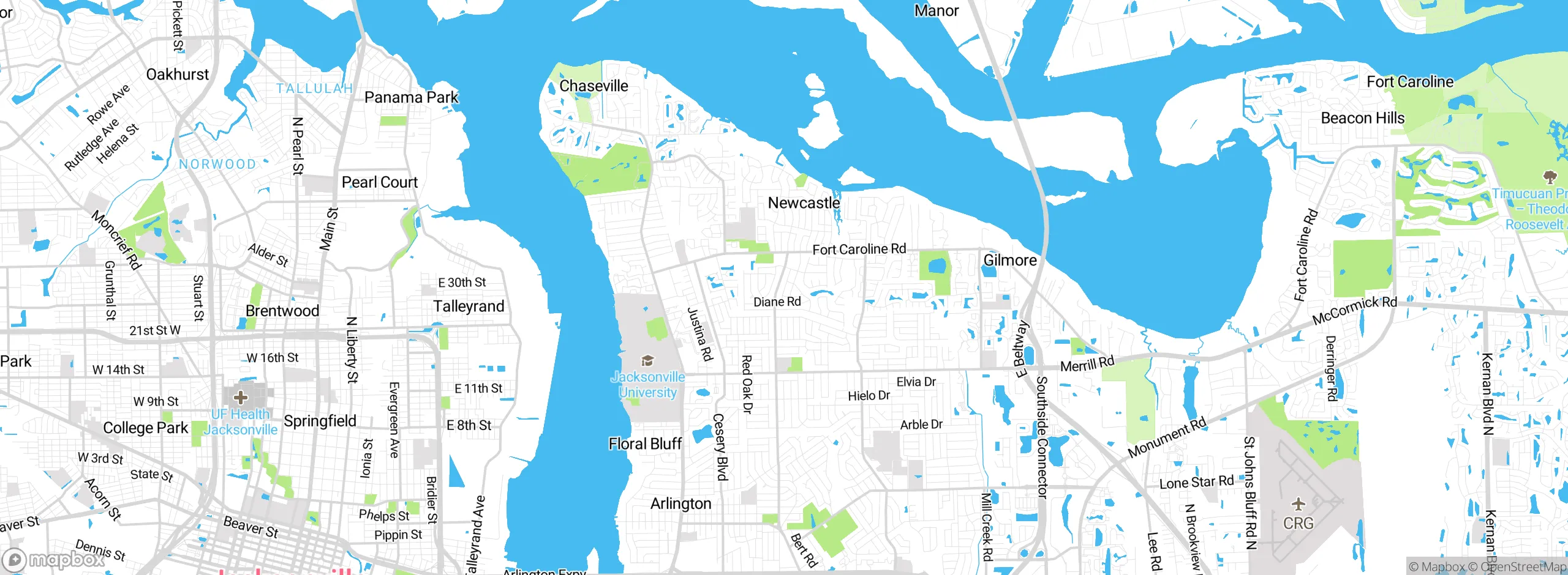 Map showing approximate location