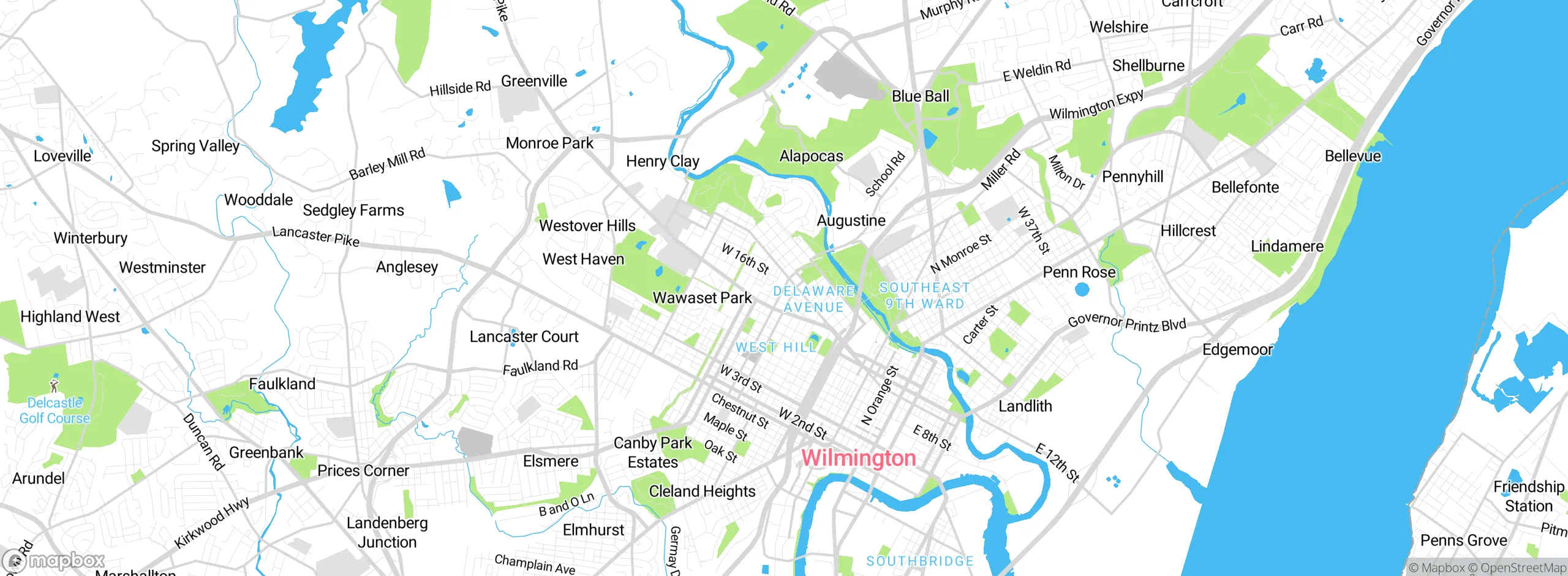 Map showing approximate location