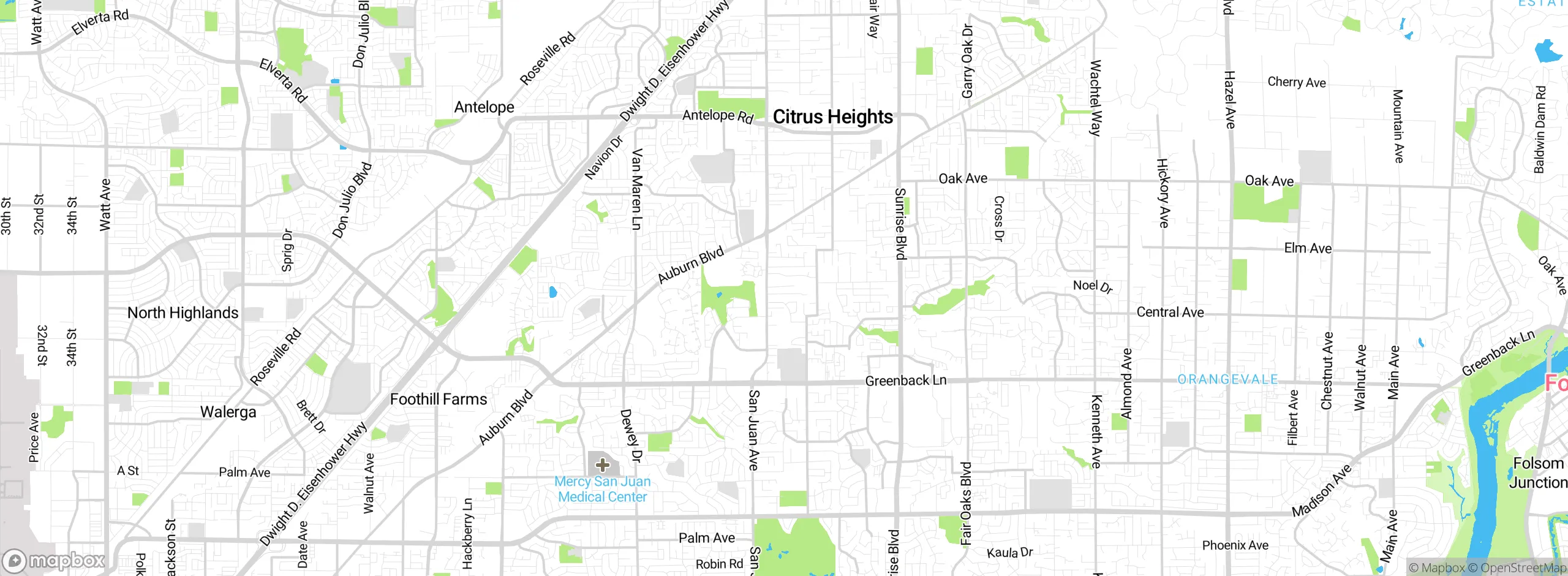 Map showing approximate location