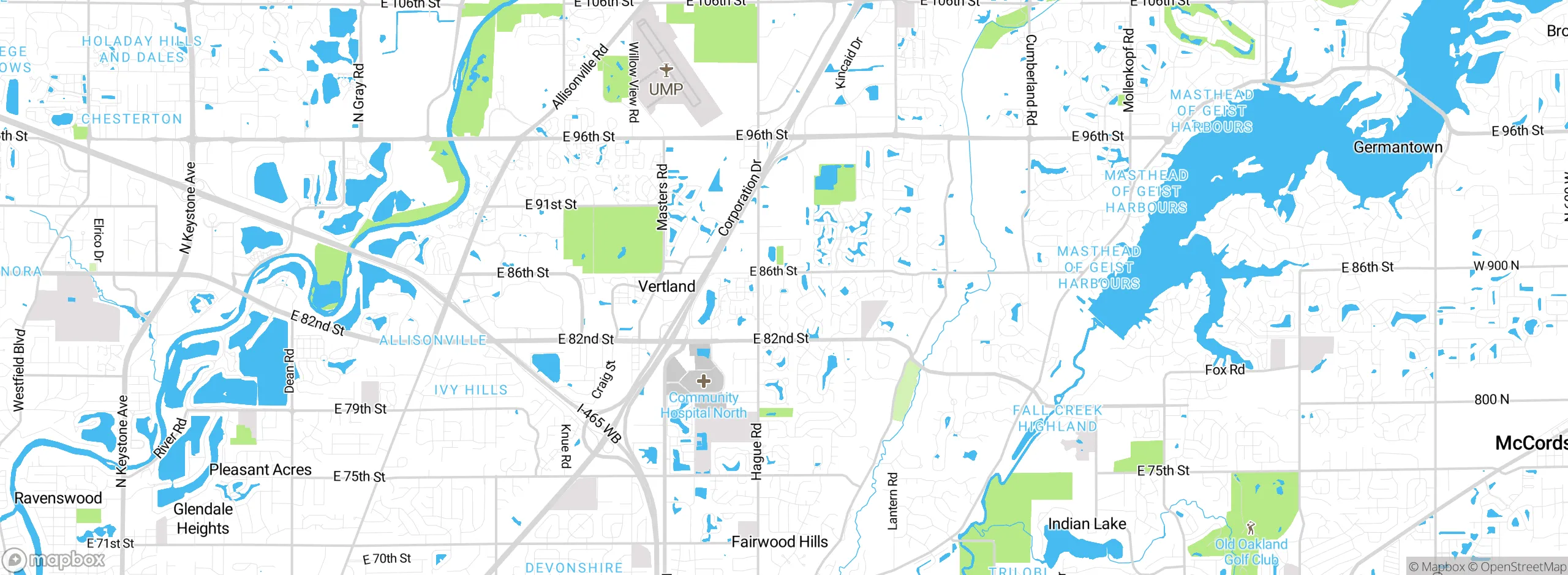 Map showing approximate location