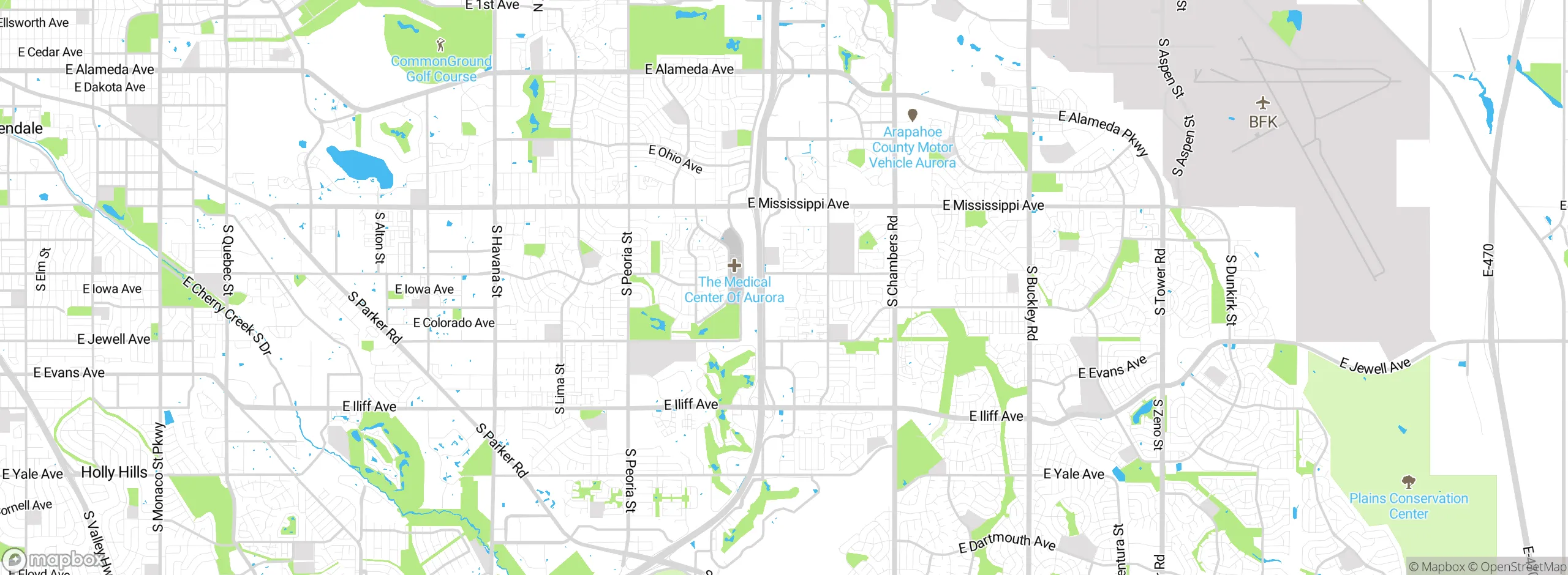 Map showing approximate location