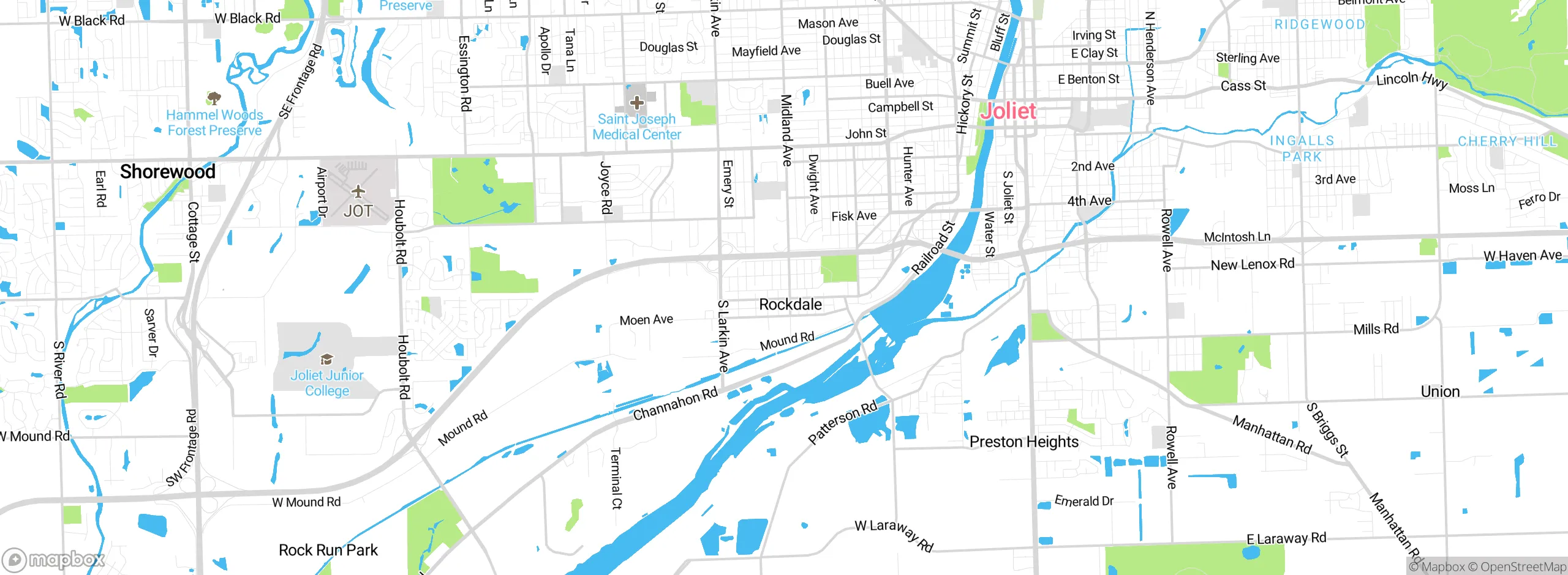 Map showing approximate location