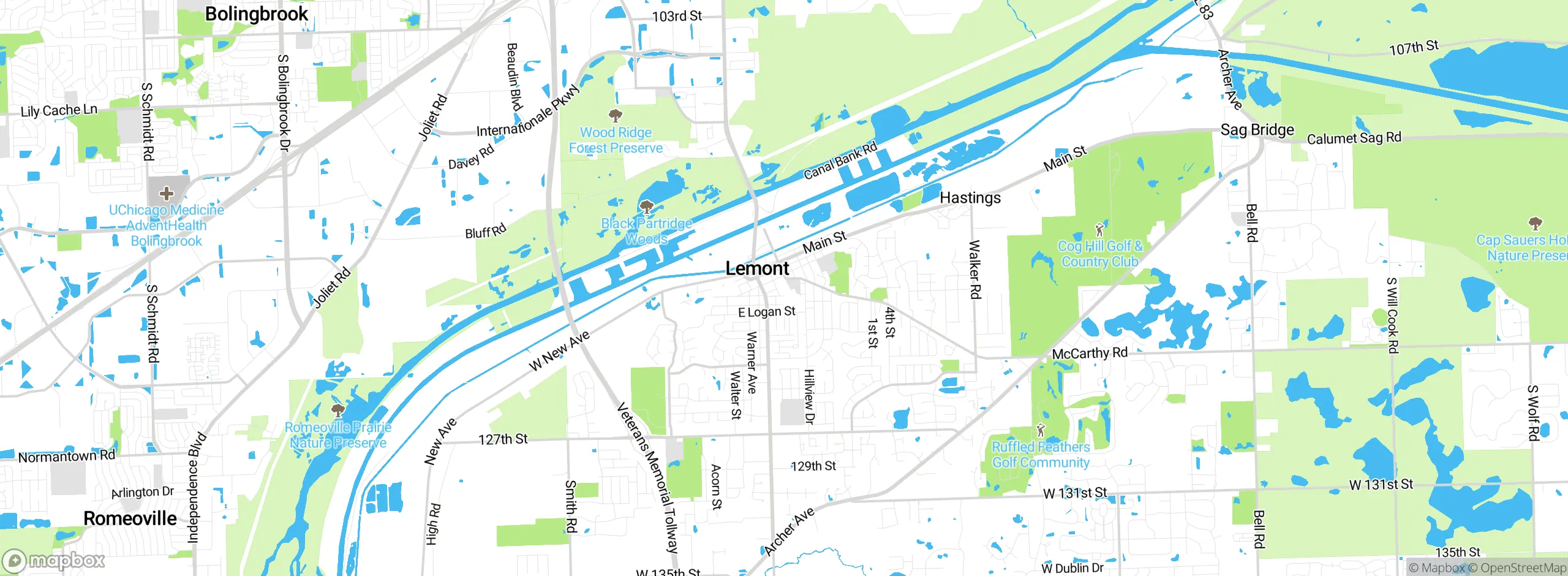 Map showing approximate location
