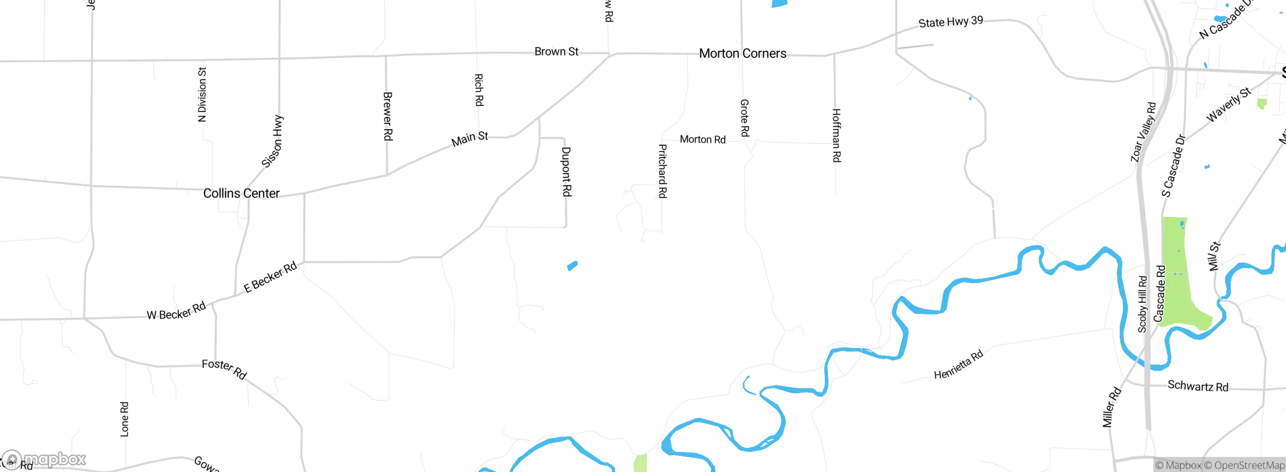 Map showing approximate location