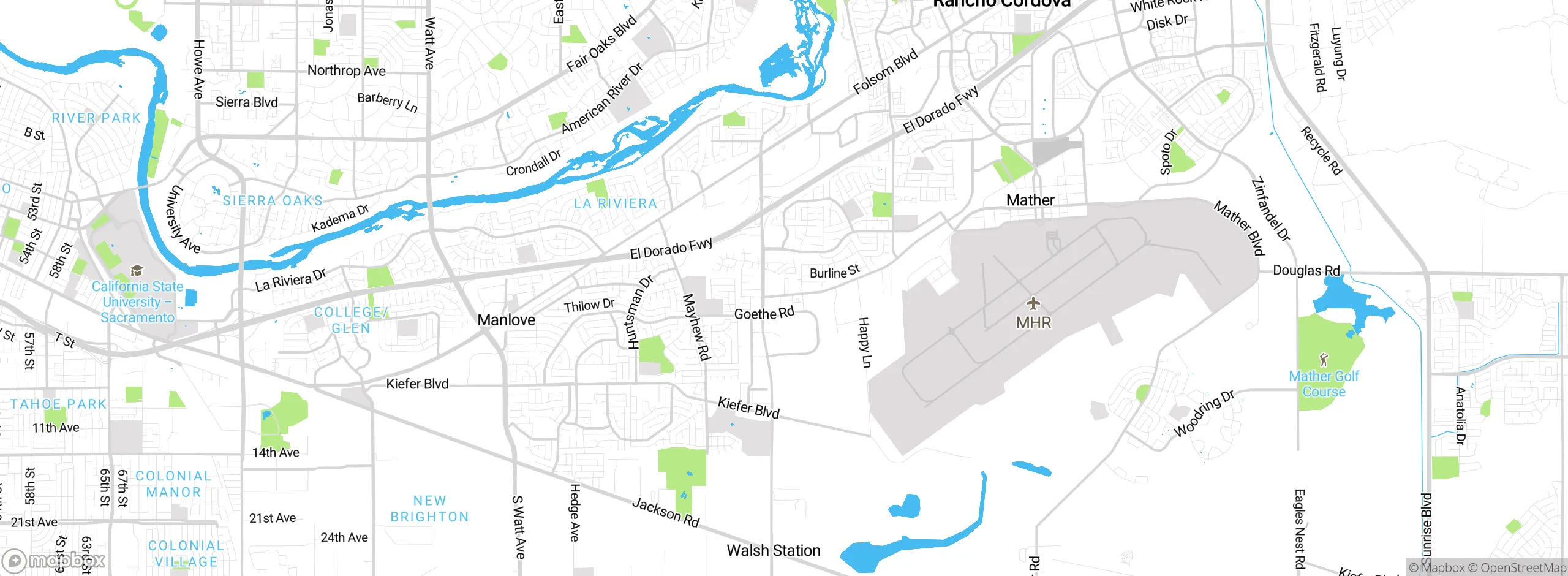 Map showing approximate location