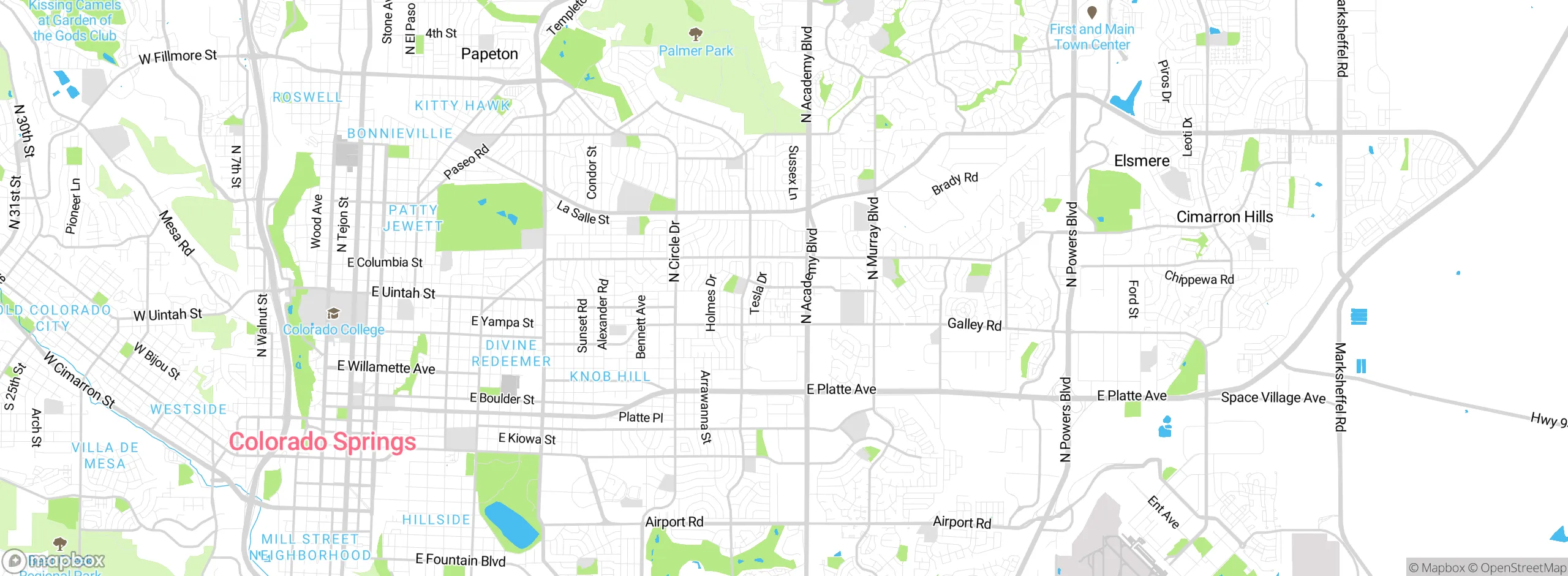 Map showing approximate location